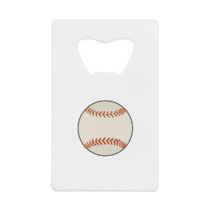 Baseball Ball Credit Card Bottle Opener