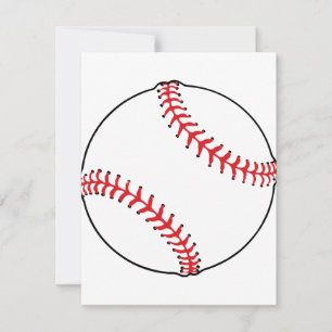 Baseball Ball Invitations