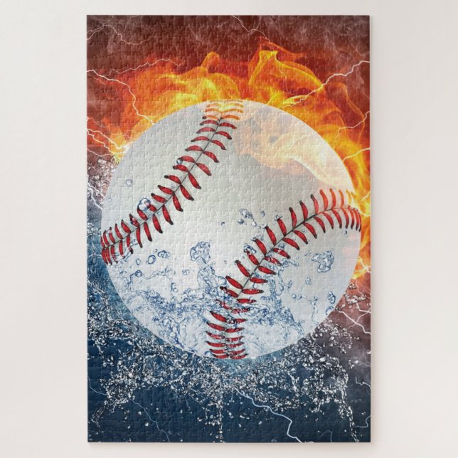 Baseball ball jigsaw puzzle (Vertical)