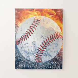 Baseball ball jigsaw puzzle