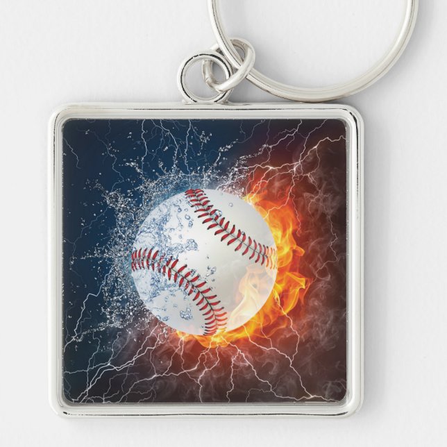 Baseball Ball Keychain (Front)