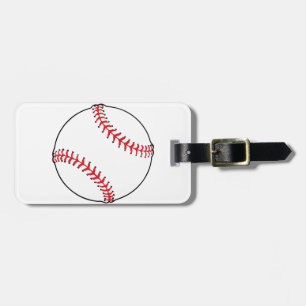 Baseball Ball Luggage Tags