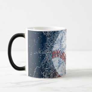 Baseball ball magic mug