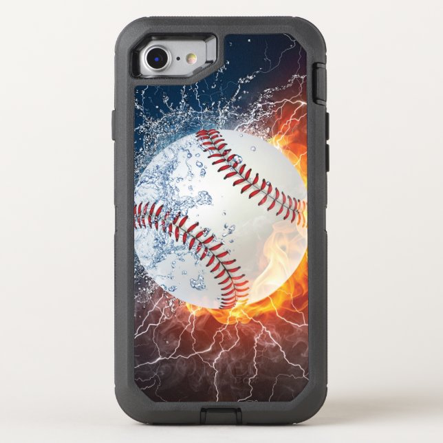 Baseball ball otterbox iPhone case (Back)