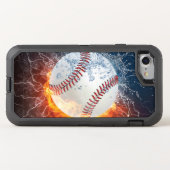 Baseball ball otterbox iPhone case (Back Horizontal)