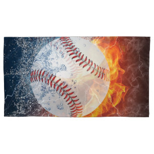 Baseball ball pillowcase