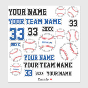 Baseball Ball Player Team Name Number Year