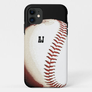 baseball ball - poster style - iphone case