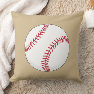 Baseball Ball Throw Pillow