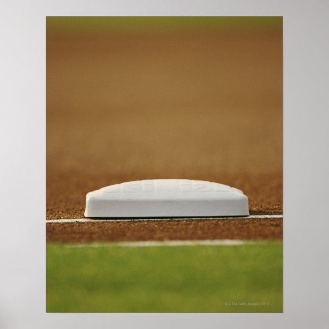 Baseball base poster (Front)