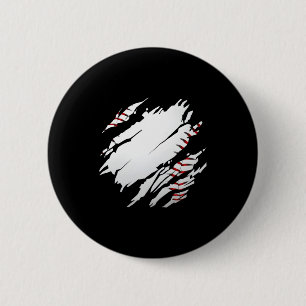 Baseball Baseball Design 2 Inch Round Button