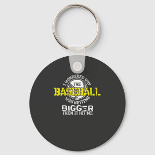 Baseball - Baseball Getting Bigger Keychain