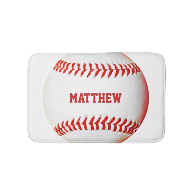 Baseball Bath Mat (Front)