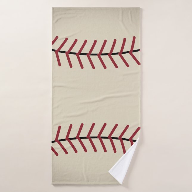 Baseball Bath Towel (Bath Towel)