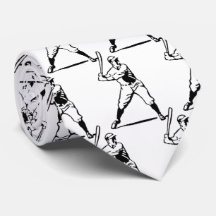 Baseball Batter Bat Player Tie
