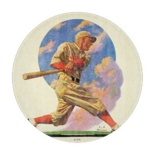 Baseball Batter Cutting Board