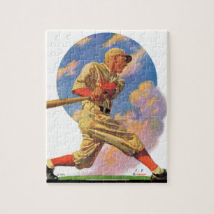 Baseball Batter Jigsaw Puzzle