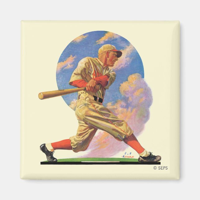 Baseball Batter Magnet (Front)
