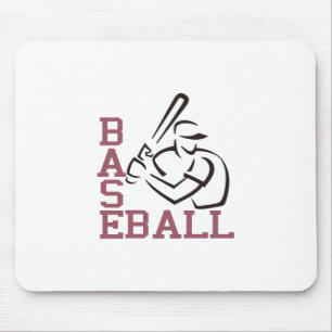 Baseball Batter Mouse Pad