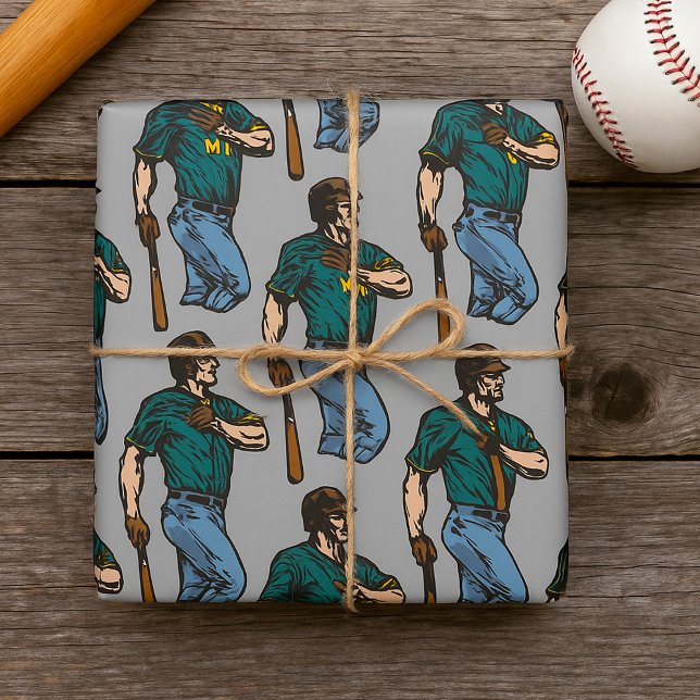 Baseball Batter Wrapping Paper (Creator Uploaded)
