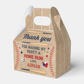 Baseball Birthday Favor Box
