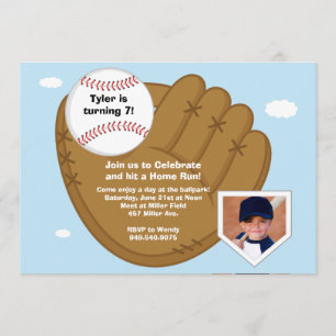 Baseball Birthday Party Invitation