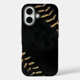 baseball black iPhone 16 case