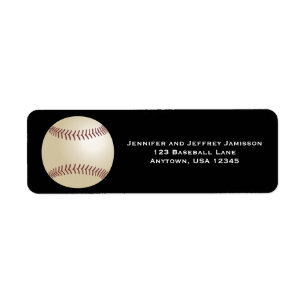 Baseball, Black Return Address