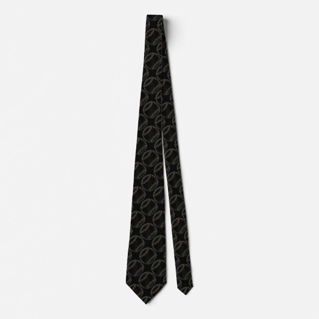 baseball black tie (Front)