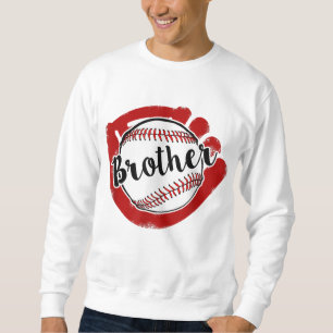 Baseball Brother for Baseball Softball Mom Sweatshirt