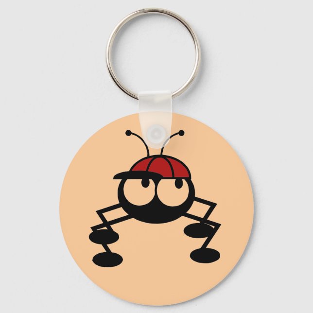 Baseball Bug Tshirts and Gifts Keychain (Front)