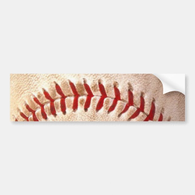 Baseball Bumper Sticker (Front)