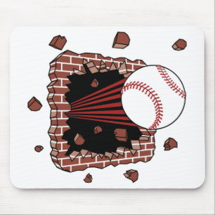 Baseball Burster Mouse Pad