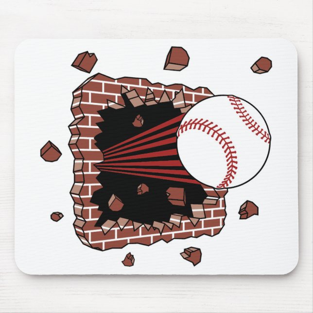 Baseball Burster Mouse Pad (Front)