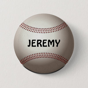 Baseball Button/Pin Template 2 Inch Round Button