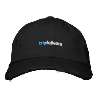 Baseball Cap Black Embroidered Hat