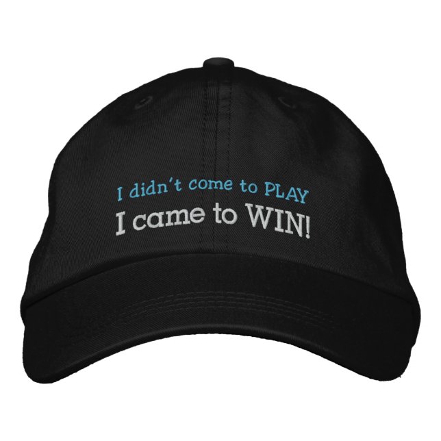Baseball cap Poker hat Embroidered hat (Front)