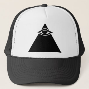 Baseball cap with all seeing eye