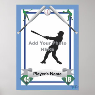 Baseball Card Style Poster