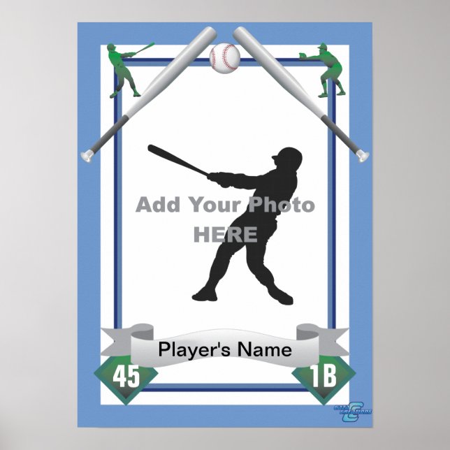 Baseball Card Style Poster (Front)