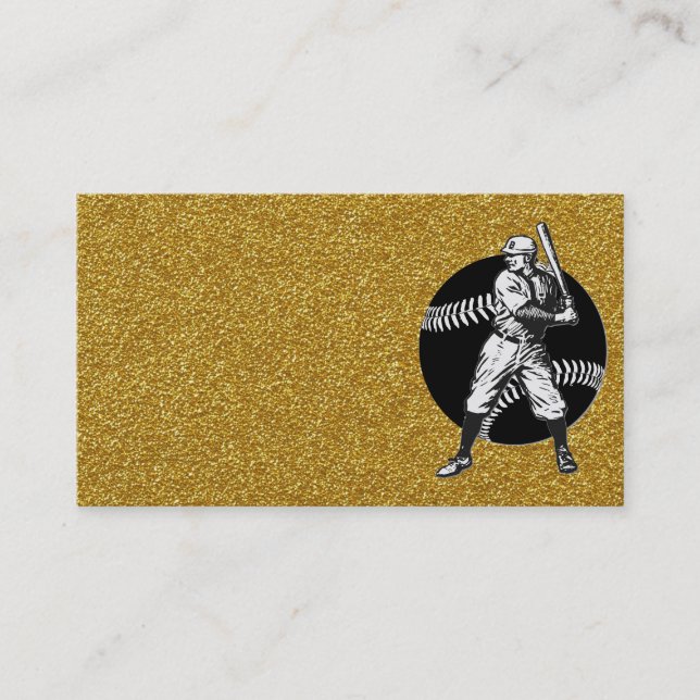 Baseball : Carte de visite Vintage (Devant)