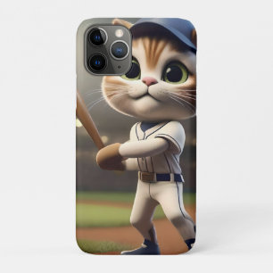 Baseball Cat, iPhone 11 Pro Case