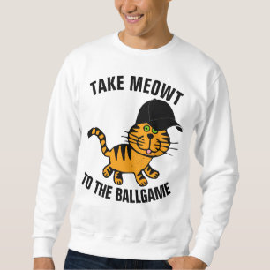 BASEBALL CAT TAKE MEOWT T-SHIRTS TEES