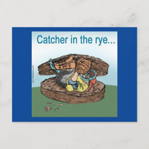 Baseball Catcher In The Rye Postcard
