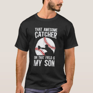 Baseball Catcher Mom Proud Baseball Catcher Mama 1 T-Shirt