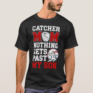 Baseball Catcher Mom Proud Mama Of A Baseball Catc T-Shirt
