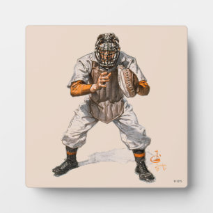 Baseball Catcher Plaque