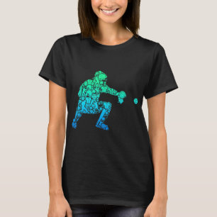 Baseball Catcher Player Youth Men Kids Boys  T-Shirt