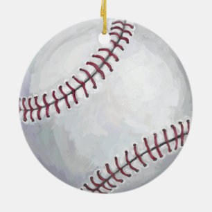Baseball Ceramic Ornament