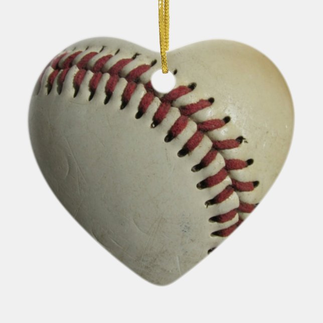 Baseball Ceramic Ornament (Front)